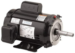 US Motors - 5 hp, ODP Enclosure, No Thermal Protection, 3,450 RPM, 208-230 Volt, 60 Hz, Industrial Electric AC/DC Motor - Size 184 Frame, C-Face/Base Mount, 1 Speed, Ball Bearings, 24.0-23.7 Full Load Amps, F Class Insulation, Reversible - A1 Tooling