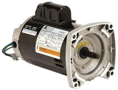 US Motors - 1/3 hp, ODP Enclosure, Auto Thermal Protection, 3,450 RPM, 115/230 Volt, 60 Hz, Industrial Electric AC/DC Motor - Size 56 Frame, Square Flange Mount, 1 Speed, Ball Bearings, 8.4/4.2 Full Load Amps, B Class Insulation, CCW Drive End - A1 Tooling