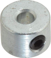 Climax Metal Products - 1/8" Bore, Steel, Set Screw Shaft Collar - 3/8" Outside Diam, 1/4" Wide - A1 Tooling