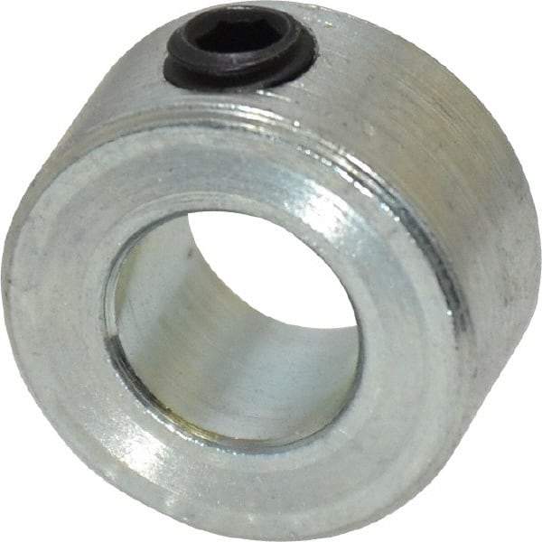 Climax Metal Products - 5/16" Bore, Steel, Set Screw Shaft Collar - 5/8" Outside Diam, 5/16" Wide - A1 Tooling