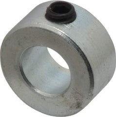 Climax Metal Products - 7/16" Bore, Steel, Set Screw Shaft Collar - 7/8" Outside Diam, 7/16" Wide - A1 Tooling