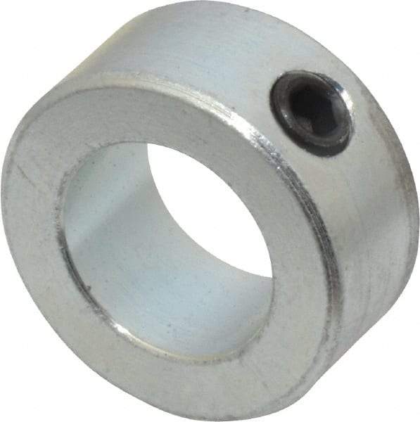 Climax Metal Products - 3/4" Bore, Steel, Set Screw Shaft Collar - 1-1/4" Outside Diam, 9/16" Wide - A1 Tooling