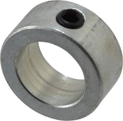 Climax Metal Products - 13/16" Bore, Steel, Set Screw Shaft Collar - 1-1/4" Outside Diam, 9/16" Wide - A1 Tooling