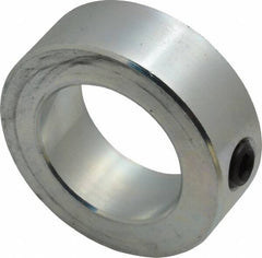 Climax Metal Products - 1-1/4" Bore, Steel, Set Screw Shaft Collar - 2" Outside Diam, 11/16" Wide - A1 Tooling