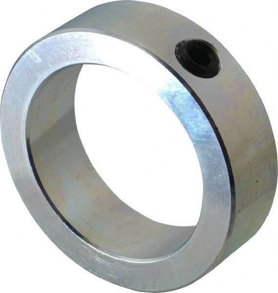 Climax Metal Products - 2-3/8" Bore, Steel, Set Screw Shaft Collar - 3-1/4" Outside Diam, 15/16" Wide - A1 Tooling