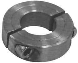 Climax Metal Products - 11/16" Bore, Steel, Two Piece Clamp Collar - 1-3/8" Outside Diam - A1 Tooling