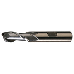 ‎3/4″ × 3/4″ × 1-5/8″ × 3-7/8″ RHS / RHC HSS-E (PM) Powder Metal Finishing End Mill-2F SE CC - Bright - Exact Industrial Supply