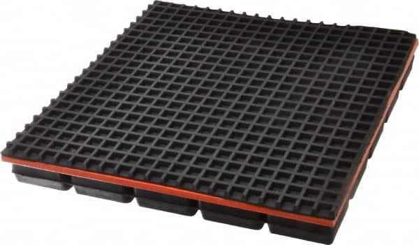 Mason Ind. - 10" Long x 10" Wide x 1-1/4" Thick, Neoprene & Steel, Machinery Leveling Pad & Mat - 5,000 Lb Max Load - A1 Tooling