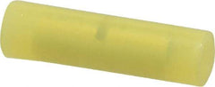 3M - 12 to 10 AWG Compatible, Nylon Fully Insulated, Crimp-On Butt Splice Terminal - 2 Wire Entries, Yellow - A1 Tooling