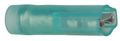 3M - 16 to 14 AWG, Nylon, Fully Insulated, Female Wire Disconnect - 3/16 Inch Wide Tab, Blue, RoHS 2011/65/EU Compliant - A1 Tooling