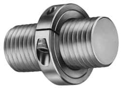 Climax Metal Products - 1-1/2-12 Thread, Stainless Steel, One Piece Threaded Shaft Collar - 2-3/8" Outside Diam, 9/16" Wide - A1 Tooling