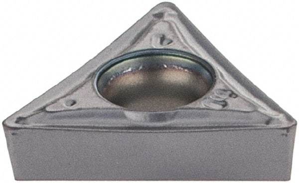 Iscar - TCMT2-1 SM Grade IC908 Carbide Turning Insert - TiAlN Finish, 60° Triangle, 1/4" Inscr Circle, 3/32" Thick, 1/64" Corner Radius - A1 Tooling