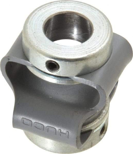 Huco - 3/8" Max Bore Diam, Flexible Flex P Double Loop Coupling - 27mm OD, Polyurethane - A1 Tooling