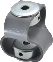 Huco - 1/4" Max Bore Diam, Flexible Flex P Double Loop Coupling - 48mm OD, Polyurethane - A1 Tooling