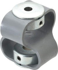 Huco - 3/8" Max Bore Diam, Flexible Flex P Double Loop Coupling - 48mm OD, Polyurethane - A1 Tooling