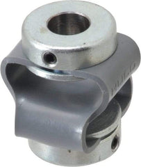 Huco - 3/8" Max Bore Diam, Flexible Flex P Double Loop Coupling - 48mm OD, Polyurethane - A1 Tooling