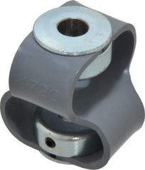 Huco - 3/8" Max Bore Diam, Flexible Flex P Double Loop Coupling - 48mm OD, Polyurethane - A1 Tooling