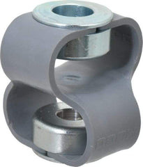 Huco - 1/2" Max Bore Diam, Flexible Flex P Double Loop Coupling - 48mm OD, Polyurethane - A1 Tooling