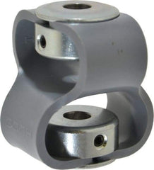 Huco - 3/8" Max Bore Diam, Flexible Flex P Double Loop Coupling - 54mm OD, Polyurethane - A1 Tooling