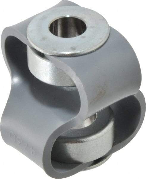 Huco - 5/8" Max Bore Diam, Flexible Flex P Double Loop Coupling - 54mm OD, Polyurethane - A1 Tooling