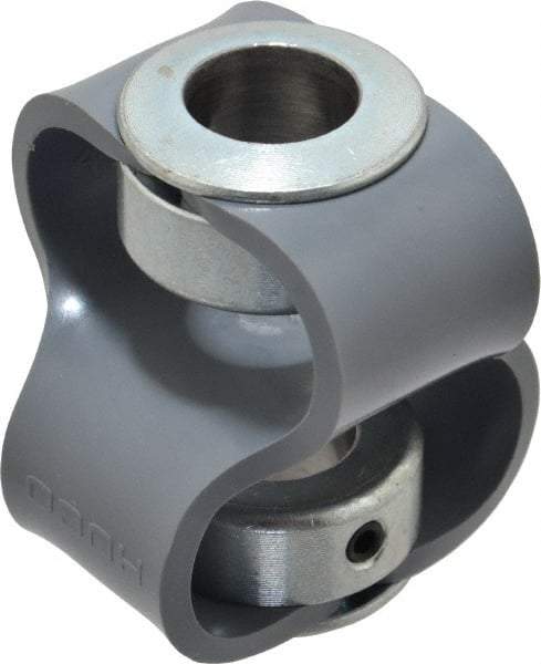 Huco - 5/8" Max Bore Diam, Flexible Flex P Double Loop Coupling - 54mm OD, Polyurethane - A1 Tooling