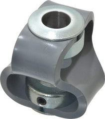 Huco - 5/8" Max Bore Diam, Flexible Flex P Double Loop Coupling - 56mm OD, Polyurethane - A1 Tooling