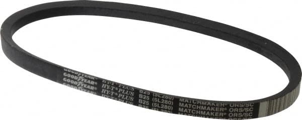 Continental ContiTech - Section B, 28" Outside Length, V-Belt - Wingprene Rubber-Impregnated Fabric, HY-T Matchmaker, No. B25 - A1 Tooling