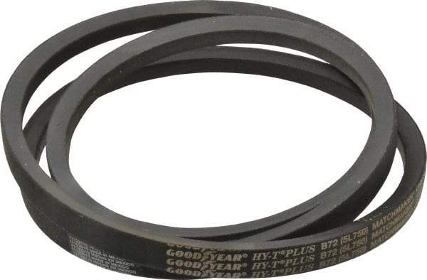 Continental ContiTech - Section B, 75" Outside Length, V-Belt - Wingprene Rubber-Impregnated Fabric, HY-T Matchmaker, No. B72 - A1 Tooling