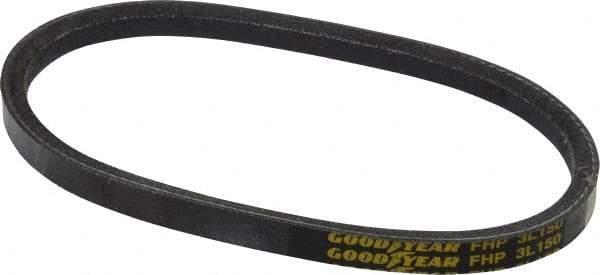 Continental ContiTech - Section 3L, 15" Outside Length, V-Belt - High Traction Rubber, Fractional HP, No. 3L150 - A1 Tooling