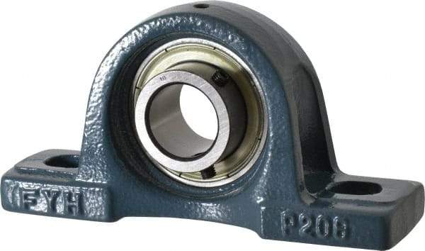 Value Collection - 6-3/16" OALBall Bearing Pillow Block - Cast Iron - A1 Tooling