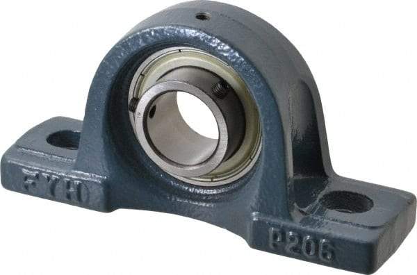 Value Collection - 6-3/16" OALBall Bearing Pillow Block - Cast Iron - A1 Tooling