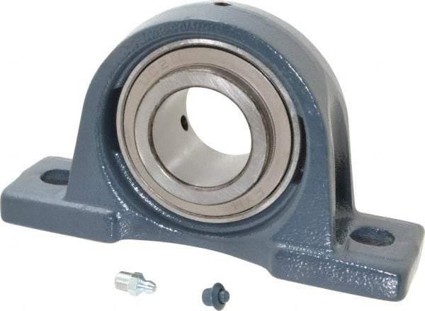 Value Collection - 8-13/16" OALBall Bearing Pillow Block - Cast Iron - A1 Tooling