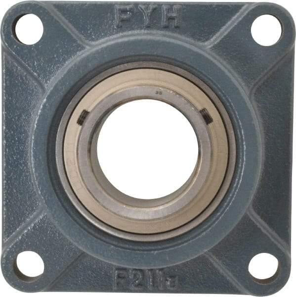 Value Collection - 6-3/8" OALBall Bearing Pillow Block - Cast Iron - A1 Tooling