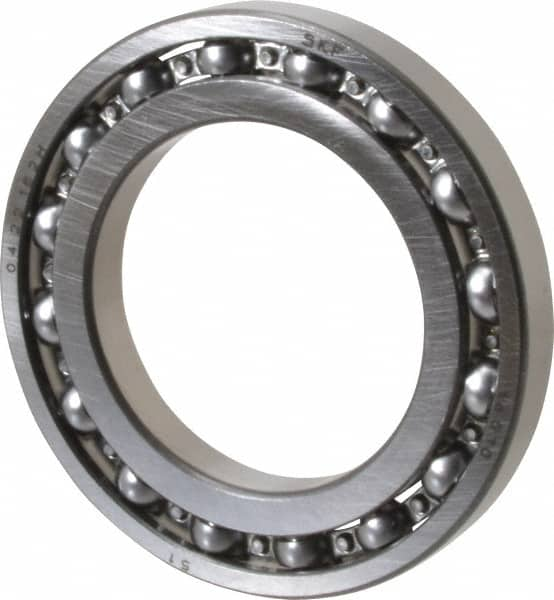 SKF - 50mm Bore Diam, 80mm OD, Open Deep Groove Radial Ball Bearing - 10mm Wide, 1 Row, Round Bore, 2,560 Lb Static Capacity, 3,660 Lb Dynamic Capacity - A1 Tooling