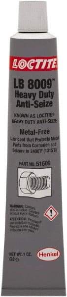 Loctite - 1 oz Tube Anti-Seize Lubricant - Metal Free, 2,400°F, Black - A1 Tooling