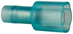 3M - 16 to 14 AWG, Nylon, Fully Insulated, Male Wire Disconnect - 3/16 Inch Wide Tab, Blue, RoHS 2011/65/EU Compliant - A1 Tooling