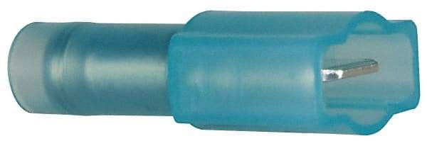 3M - 16 to 14 AWG, Nylon, Fully Insulated, Male Wire Disconnect - 1/4 Inch Wide Tab, Blue, RoHS 2011/65/EU Compliant - A1 Tooling