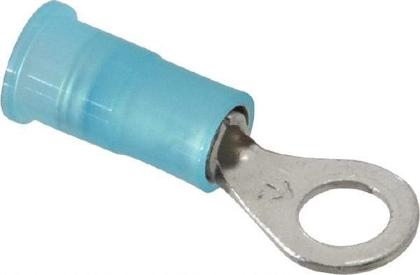 3M - 16-14 AWG Partially Insulated Crimp Connection Circular Ring Terminal - #10 Stud, Copper Contact - A1 Tooling