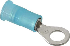 3M - 16-14 AWG Partially Insulated Crimp Connection Circular Ring Terminal - #10 Stud, Copper Contact - A1 Tooling