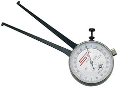 SPI - 50 to 75mm Inside Dial Caliper Gage - 0.025mm Graduation, 0.038mm Accuracy, 3-1/4" Leg Length, Ball Contact Points - A1 Tooling