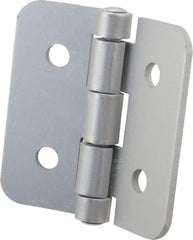 80/20 Inc. - 3" Long x 3" Wide x 1/8" Thick, Aluminum Door Hinge - Aluminum - A1 Tooling