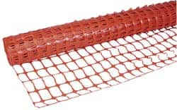 PRO-SAFE - 100' Long x 4' High, Orange Temporary Warning Barrier Fence - 3-1/2" x 2" Mesh - A1 Tooling