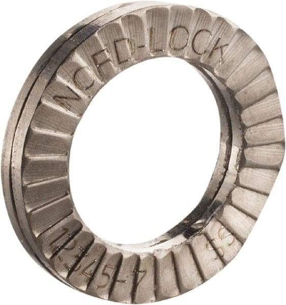 Nord-Lock - 5/16", Uncoated, Stainless Steel Wedge Lock Washer - Grade 316L, 0.336 to 0.344" ID - A1 Tooling