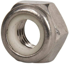 Value Collection - M2.5x0.45 Metric Coarse 18-8 & Austenitic Grade A2 Hex Lock Nut with Nylon Insert - 2.5mm High, Uncoated - A1 Tooling