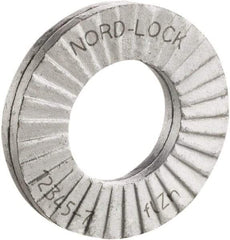 Nord-Lock - 5/16", Zinc Flake, Steel Wedge Lock Washer - Grade 2, 0.336 to 0.344" ID - A1 Tooling