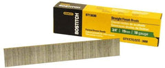 Stanley Bostitch - 18 Gauge 3/4" Long Brad Nails for Power Nailers - Steel, Galvanized Finish, Brad Head, Chisel Point - A1 Tooling