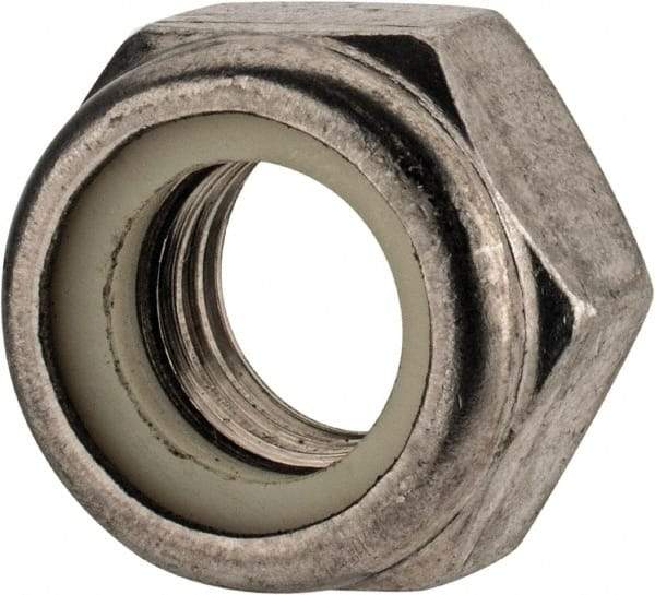 Value Collection - M14x2.00 Metric Coarse 18-8 & Austenitic Grade A2 Hex Lock Nut with Nylon Insert - 14mm High, Uncoated - A1 Tooling