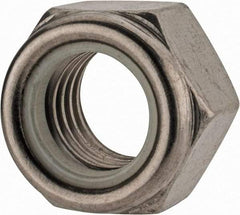 Value Collection - M18x2.50 Metric Coarse 18-8 & Austenitic Grade A2 Hex Lock Nut with Nylon Insert - 18.5mm High, Uncoated - A1 Tooling