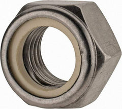 Value Collection - M20x2.50 Metric Coarse 18-8 & Austenitic Grade A2 Hex Lock Nut with Nylon Insert - 20mm High, Uncoated - A1 Tooling