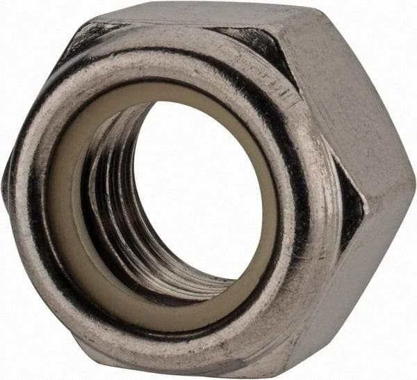 Value Collection - M24x3.00 Metric Coarse 18-8 & Austenitic Grade A2 Hex Lock Nut with Nylon Insert - 24mm High, Uncoated - A1 Tooling